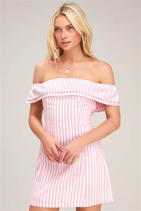 lulu off the shoulder dress